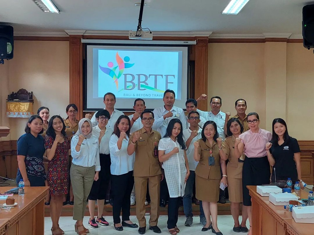 Rapat Koordinasi Persiapan Event Internasional BBTF (Bali and Beyond Travel Fair) 2022.